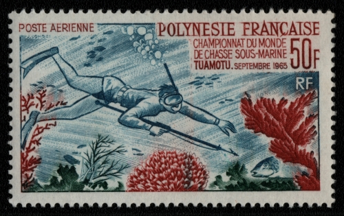 Franz. Polynesien 1965 - Mi-Nr. 48 ** - MNH - Meeresleben (I)