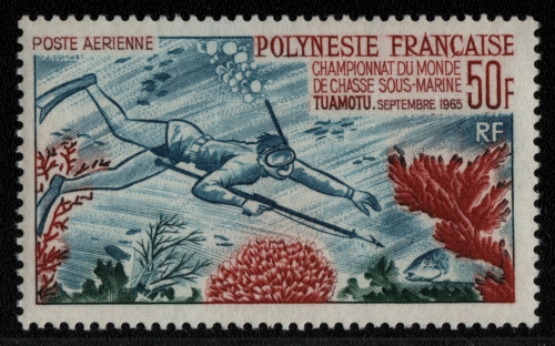 Franz. Polynesien 1965 - Mi-Nr. 48 ** - MNH - Meeresleben (IV)