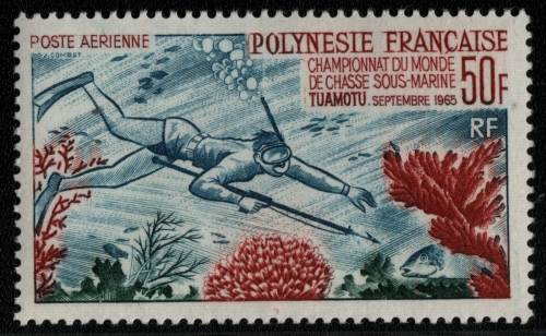 Franz. Polynesien 1965 - Mi-Nr. 48 ** - MNH - Meeresleben (V)