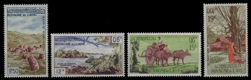 Laos 1960 - Mi-Nr. 105-108 ** - MNH - Tourismus