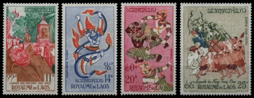 Laos 1962 - Mi-Nr. 113-116 ** - MNH - Makha Bousa