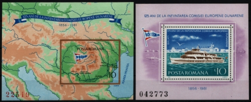 Rumänien 1981 - Mi-Nr. Block 176-177 ** - MNH - Europa - Donau