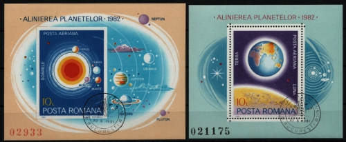 Rumänien 1981 - Mi-Nr. Block 181-182 gest / used - Raumfahrt / Space