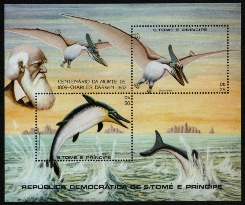 São Tomé & Príncipe 1982 - Mi-Nr. Block 98 ** - MNH - Prähistorische Tiere