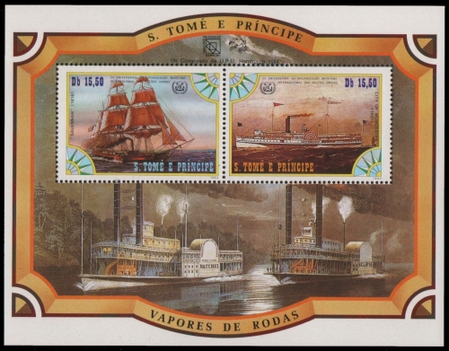 São Tomé & Príncipe 1982 - Mi-Nr. Block 158 ** - MNH - Schiffe / Ships