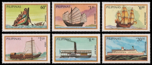 Philippinen 1984 - Mi-Nr. 1629-1634 ** - MNH - Schiffe / Ships