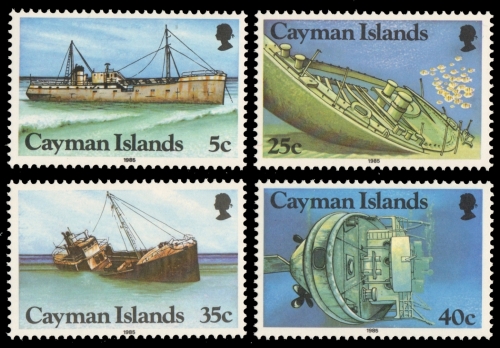 Kaiman-Inseln 1985 - Mi-Nr. 549-552 ** - MNH - Schiffe / Ships