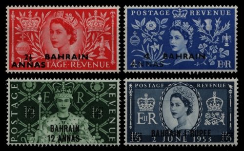 Bahrain 1953 - Mi-Nr. 89-92 ** - MNH - Krönung
