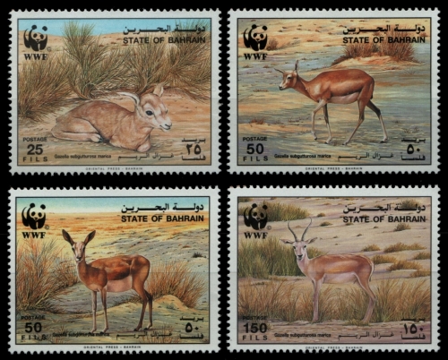 Bahrain 1993 - Mi-Nr. 511-514 ** - MNH - Gazellen