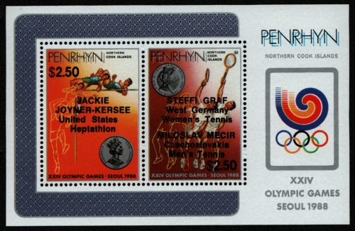 Penrhyn 1988 - Mi-Nr. Block 81 ** - MNH - Olympia Seoul