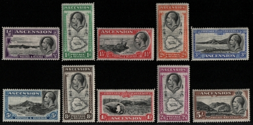 Ascension 1934 - Mi-Nr. 22-31 ** - MNH - Freimarken / Definitives - George V