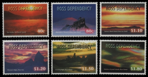 Ross-Gebiet 1999 - Mi-Nr. 60-65 ** - MNH - Naturerscheinungen