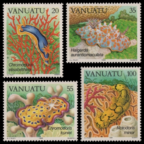 Vanuatu 1985 - Mi-Nr. 712-715 ** - MNH - Meeresbewohner