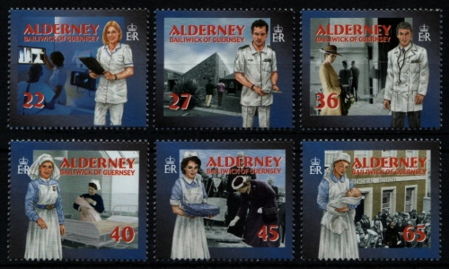 Alderney 2001 - Mi-Nr. 167-172 A ** - MNH - Gesundheitswesen