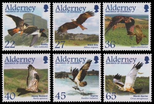 Alderney 2002 - Mi-Nr. 188-193 ** - MNH - Vögel / Birds