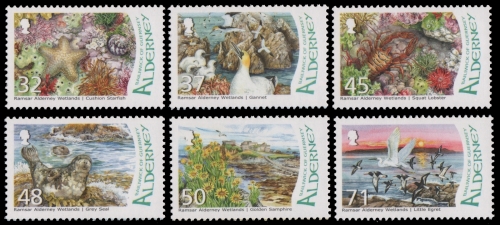 Alderney 2007 - Mi-Nr. 298-303 ** - MNH - Fauna & Flora