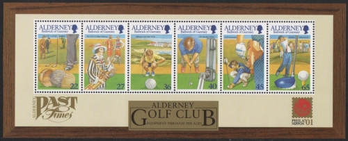 Alderney 2001 - Mi-Nr. Block 10 ** - MNH - Golf