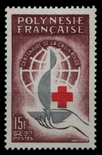 Franz. Polynesien 1963 - Mi-Nr. 30 ** - MNH - Rotes Kreuz / Red cross