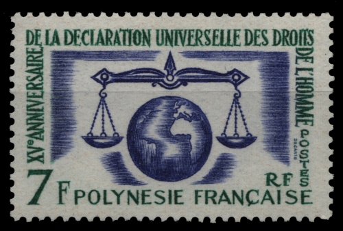 Franz. Polynesien 1963 - Mi-Nr. 31 ** - MNH - Menschenrechte