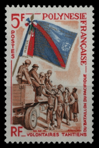 Franz. Polynesien 1964 - Mi-Nr. 36 ** - MNH - Battaillon du Pacifique