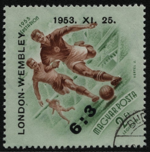 Ungarn 1953 - Mi-Nr. 1340 A gest / used - Fußball / Soccer
