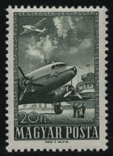 Ungarn 1957 - Mi-Nr. 1496 A ** - MNH - Flugzeuge / Airplanes
