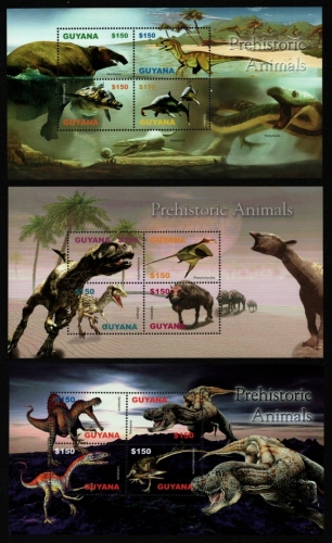 Guyana 2005 - Mi-Nr. 7779-7790 ** - MNH - Prähistorische Tiere