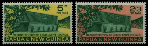 Papua-Neuguinea 1961 - Mi-Nr. 27-28 ** - MNH - Gesetzgebender Rat