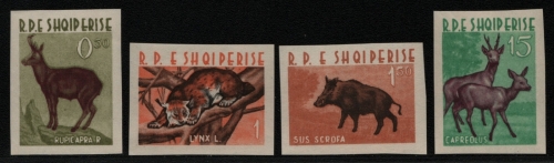 Albanien 1962 - Mi-Nr. 704-707 ** - MNH - Wildtiere / Wild animals (III)