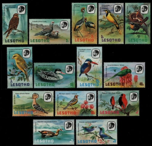 Lesotho 1981 - Mi-Nr. 330-343 ** - MNH - Vögel / Birds