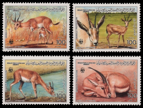 Libyen 1987 - Mi-Nr. 1753-1756 ** - MNH - Wildtiere / Wild animals