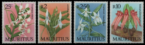 Mauritius 1986 - Mi-Nr. 634-637 ** - MNH - Orchideen / Orchids