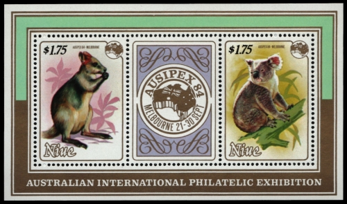 Niue 1984 - Mi-Nr. Block 74 ** - MNH - Wildtiere / Wild animals