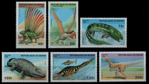 Benin 1996 - Mi-Nr. 836-841 ** - MNH - Prähistorische Tiere