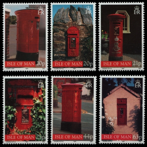 Isle of Man 1999 - Mi-Nr. 801-806 ** - MNH - Briefkästen / Post boxes