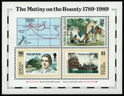 Norfolk-Insel 1989 - Mi-Nr. Block 12 ** - MNH - Schiffe / Ships - Bounty