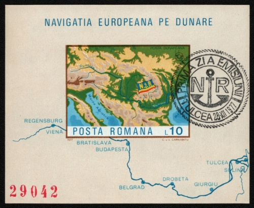 Rumänien 1977 - Mi-Nr. Block 147 gest / used - Europa - Donau