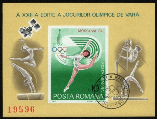 Rumänien 1980 - Mi-Nr. Block 172 gest / used - Olympia Moskau