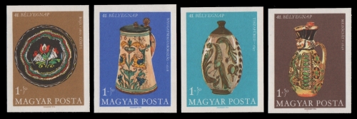 Ungarn 1968 - Mi-Nr. 2443-2446 B ** - MNH - Tag der Briefmarke