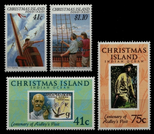 Weihnachtsinsel 1990 - Mi-Nr. 293-294 & 310-311 ** - MNH - 2 Ausgaben