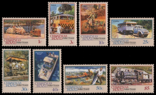 Weihnachtsinsel 1990 - Mi-Nr. 295-302 ** - MNH - Transport