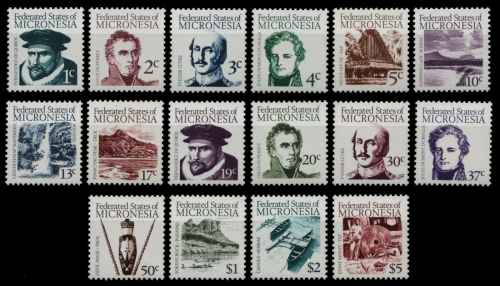 Mikronesien 1984 - Mi-Nr. 5-20 ** - MNH - Freimarken / Definitives