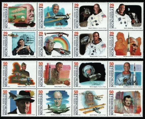 Mikronesien 1994 - Mi-Nr. 344-351 & 383-390 ** - MNH - Flugzeuge / Airplanes