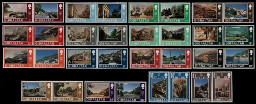 Gibraltar 1971 - Mi-Nr. 244-275 ** - MNH - Ansichten