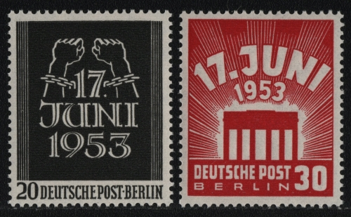 Berlin 1953 - Mi-Nr. 110-111 ** - MNH - Volksaufstand