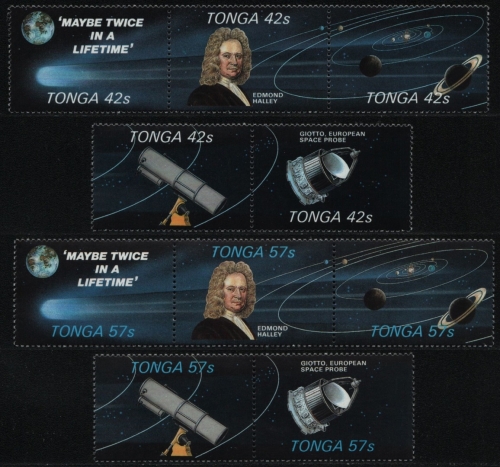 Tonga 1986 - Mi-Nr. 932-941 ** - MNH - Raumfahrt / Space - Halley