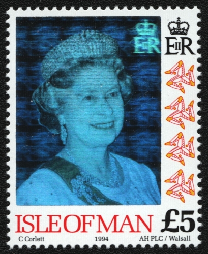 Isle of Man 1994 - Mi-Nr. 601 ** - MNH - Hologramm - Queen Elisabeth II