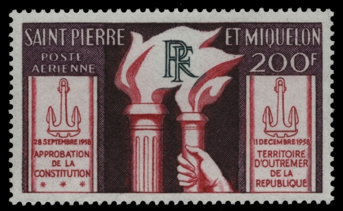 St. Pierre & Miquelon 1959 - Mi-Nr. 392 ** - MNH - Verfassung