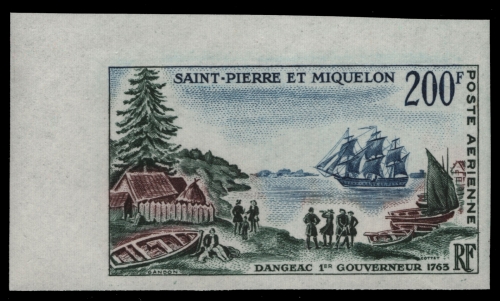 St. Pierre & Miquelon 1963 - Mi-Nr. 403 ** - MNH - ungez. / imp - Schiffe / Ship