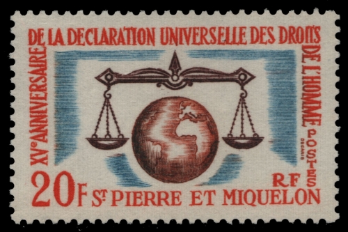 St. Pierre & Miquelon 1963 - Mi-Nr. 405 ** - MNH - Menschenrechte